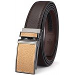 Belt for Men,Bulliant Men's Click Ratchet Belt Of Genuine Leather,Trim to Fit