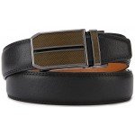 Belt for Men,Bulliant Men's Click Ratchet Belt Of Genuine Leather,Trim to Fit