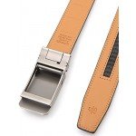 Belt for Men,Bulliant Men's Click Ratchet Belt Of Genuine Leather,Trim to Fit