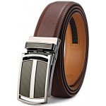 Belt for Men,Bulliant Men's Click Ratchet Belt Of Genuine Leather,Trim to Fit