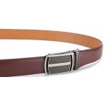 Belt for Men,Bulliant Men's Click Ratchet Belt Of Genuine Leather,Trim to Fit