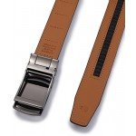 Belt for Men,Bulliant Men's Click Ratchet Belt Of Genuine Leather,Trim to Fit