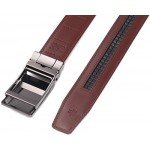 Belt for Men,Bulliant Men's Click Ratchet Belt Of Genuine Leather,Trim to Fit