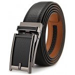 Belt for Men,Bulliant Men's Click Ratchet Belt Of Genuine Leather,Trim to Fit