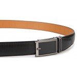 Belt for Men,Bulliant Men's Click Ratchet Belt Of Genuine Leather,Trim to Fit