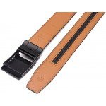 Belt for Men,Bulliant Men's Click Ratchet Belt Of Genuine Leather,Trim to Fit
