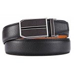 Belt for Men,Bulliant Men's Click Ratchet Belt Of Genuine Leather,Trim to Fit