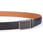 Belt for Men,Bulliant Men's Click Ratchet Belt Of Genuine Leather,Trim to Fit
