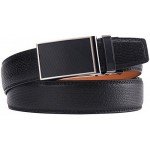 Belt for Men,Bulliant Men's Click Ratchet Belt Of Genuine Leather,Trim to Fit
