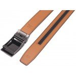 Belt for Men,Bulliant Men's Click Ratchet Belt Of Genuine Leather,Trim to Fit