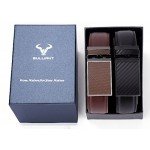 Belt for Men,Bulliant Men's Click Ratchet Belt Of Genuine Leather,Trim to Fit