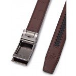 Belt for Men,Bulliant Men's Click Ratchet Belt Of Genuine Leather,Trim to Fit