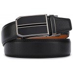 Belt for Men,Bulliant Men's Click Ratchet Belt Of Genuine Leather,Trim to Fit