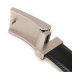 Beltox Fine Men's Dress Belt Leather Reversible 1.25" Wide Rotated Buckle Gift Box