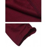 Beyove Women's 3/4 Ruched Sleeve Open Front Lightweight Work Office Blazer Jacket