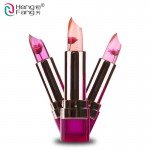 Black Chrysanthemum Lipstick 3 Fruit Flavors Temperature changed Lip Balm Moisturizer Lips 3.5g Makeup Brand HengFang #H9266
