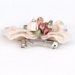 Bling Rhinestone Luxury Pet Puppy dog cat Hairpin hair bows tie dog lace Hair Clips Pet Dog Grooming Pet hair accessories Pack Of 2