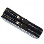 Bohemian Purse Wallet Canvas Elephant Pattern Handbag with Coin Pocket and Strap