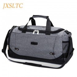 Brand Fashion Men Canvas duffle Bags Popular Design Carry on road Luggage Bag Male Large Capacity Tote Weekend Travel duffel Bag