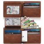 Bryker Hyde 2 ID Window RFID Wallet for Men, Executive Bifold Top Flip Wallet, Sleek and Stylish Gift for Men, Multi Card Extra Capacity Travel Wallet