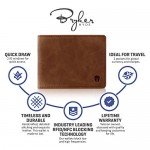 Bryker Hyde 2 ID Window RFID Wallet for Men, Executive Bifold Top Flip Wallet, Sleek and Stylish Gift for Men, Multi Card Extra Capacity Travel Wallet