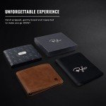 Bryker Hyde 2 ID Window RFID Wallet for Men, Executive Bifold Top Flip Wallet, Sleek and Stylish Gift for Men, Multi Card Extra Capacity Travel Wallet