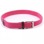 Canvas Elastic Fabric Woven Stretch Multicolored Braided Belts