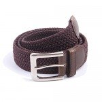 Canvas Elastic Fabric Woven Stretch Multicolored Braided Belts