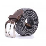 Canvas Elastic Fabric Woven Stretch Multicolored Braided Belts