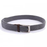 Canvas Elastic Fabric Woven Stretch Multicolored Braided Belts