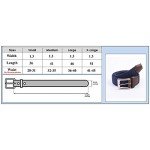 Canvas Elastic Fabric Woven Stretch Multicolored Braided Belts