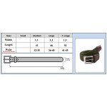 Canvas Elastic Fabric Woven Stretch Multicolored Braided Belts