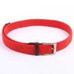 Canvas Elastic Fabric Woven Stretch Multicolored Braided Belts