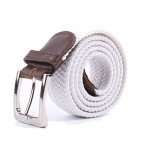 Canvas Elastic Fabric Woven Stretch Multicolored Braided Belts