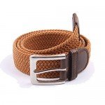 Canvas Elastic Fabric Woven Stretch Multicolored Braided Belts