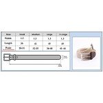 Canvas Elastic Fabric Woven Stretch Multicolored Braided Belts