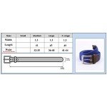 Canvas Elastic Fabric Woven Stretch Multicolored Braided Belts