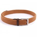 Canvas Elastic Fabric Woven Stretch Multicolored Braided Belts