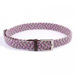 Canvas Elastic Fabric Woven Stretch Multicolored Braided Belts