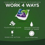 Cascade Platinum ActionPacs Dishwasher Detergent, Fresh, 62 count (Packaging May Vary)
