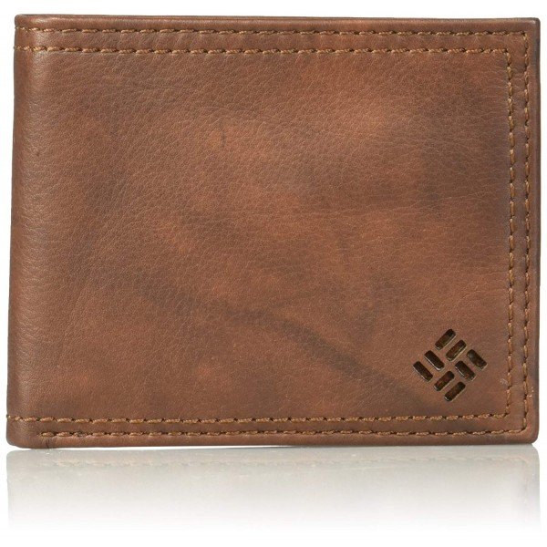 Columbia Men's Leather Extra Capacity Slimfold Wallet