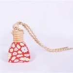 Creative 1Pc Portable Fragrance Hanging Diffuser Car Air Freshener Empty Perfume Refillable Bottle Case Organizer Storage Gift 