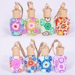Creative 1Pcs Portable Bottle Perfume Gift Fragrance Hanging Diffuser Car Air Freshener Empty Perfume Bottle Refillable Bottles