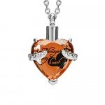 Cremation Urn Necklace for Ashes "With Beautiful Gift Box" Urn Pendant Memorial Keepsake Cremation Jewelry