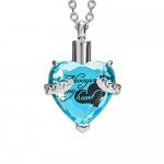 Cremation Urn Necklace for Ashes "With Beautiful Gift Box" Urn Pendant Memorial Keepsake Cremation Jewelry