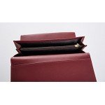 Cyanb Soft Leather Trifold Multi Card Holder Wallet, Elegant Clutch Long Purse for Women Ladies Cyanb Soft Leather Trifold Multi Card Holder Wallet, Elegant Clutch Long Purse for Women Ladies