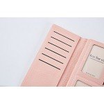 Cyanb Soft Leather Trifold Multi Card Holder Wallet, Elegant Clutch Long Purse for Women Ladies Cyanb Soft Leather Trifold Multi Card Holder Wallet, Elegant Clutch Long Purse for Women Ladies