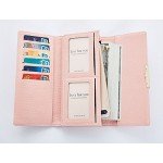 Cyanb Soft Leather Trifold Multi Card Holder Wallet, Elegant Clutch Long Purse for Women Ladies Cyanb Soft Leather Trifold Multi Card Holder Wallet, Elegant Clutch Long Purse for Women Ladies