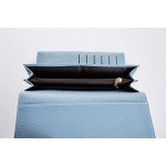 Cyanb Soft Leather Trifold Multi Card Holder Wallet, Elegant Clutch Long Purse for Women Ladies Cyanb Soft Leather Trifold Multi Card Holder Wallet, Elegant Clutch Long Purse for Women Ladies