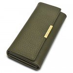 Cyanb Soft Leather Trifold Multi Card Holder Wallet, Elegant Clutch Long Purse for Women Ladies Cyanb Soft Leather Trifold Multi Card Holder Wallet, Elegant Clutch Long Purse for Women Ladies